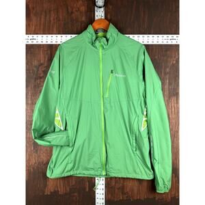 Marmot Pertex Quantum Windbreaker Outdoors Jacket Lightweight Green Mens XL Acti